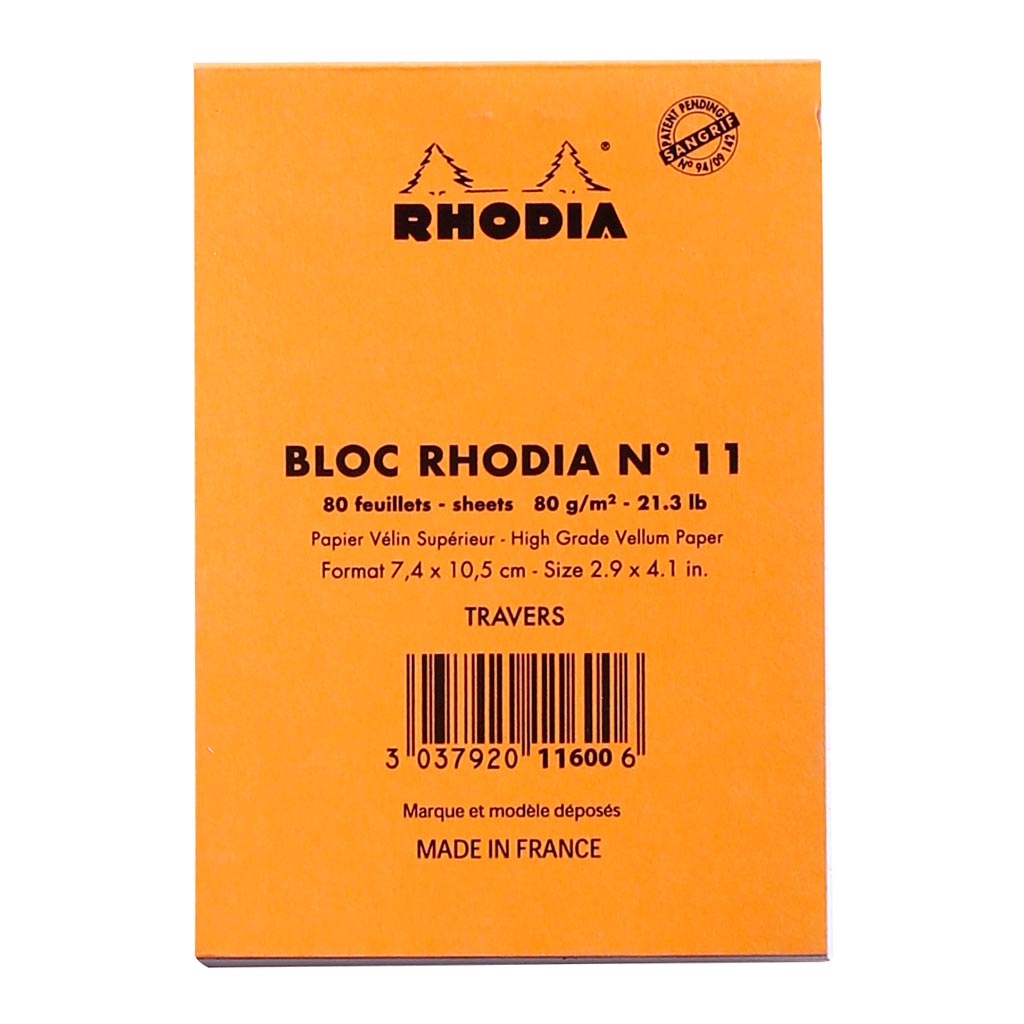 Bloc No. 11 Head Stapled Notepad A7