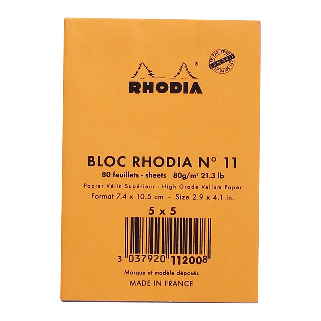 Bloc No. 11 Head Stapled Notepad A7