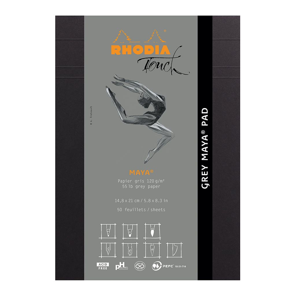 Touch Grey Maya Pad A5