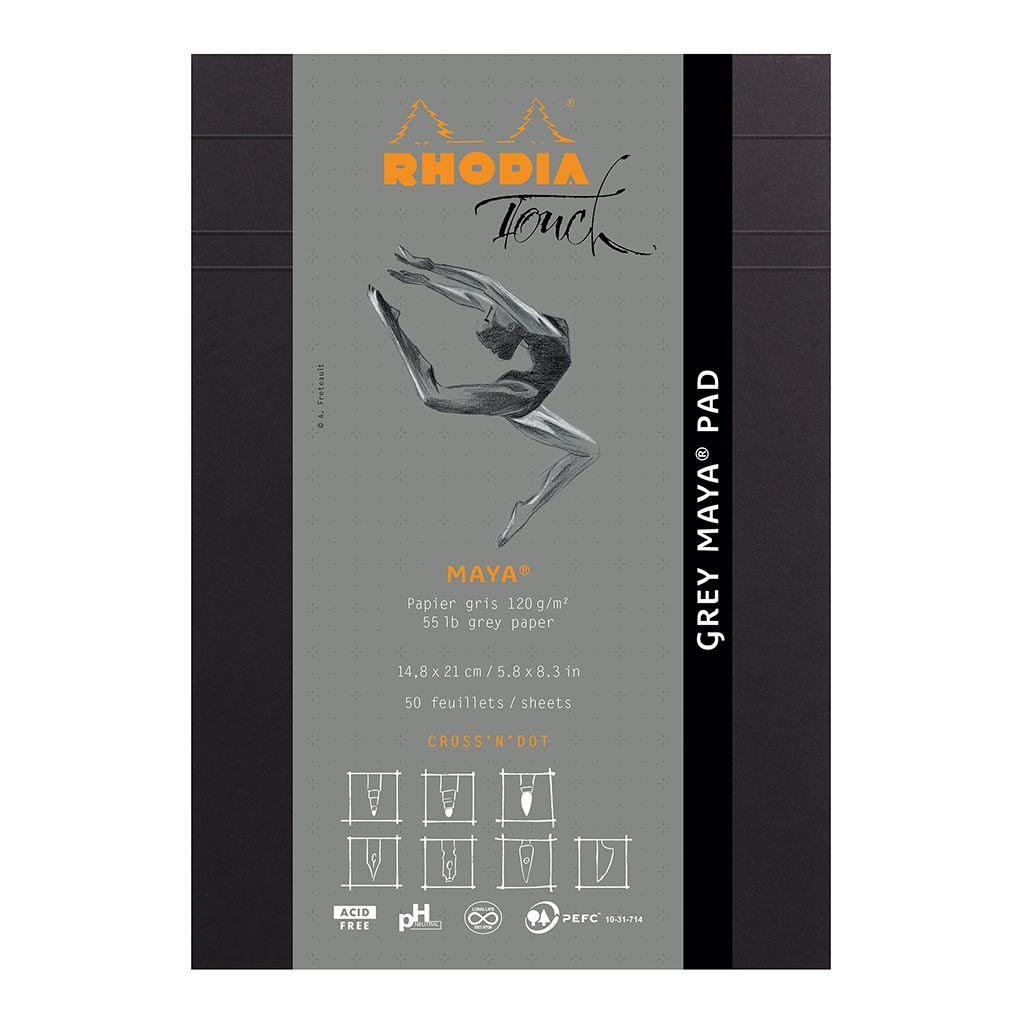 Touch Grey Maya Pad A5