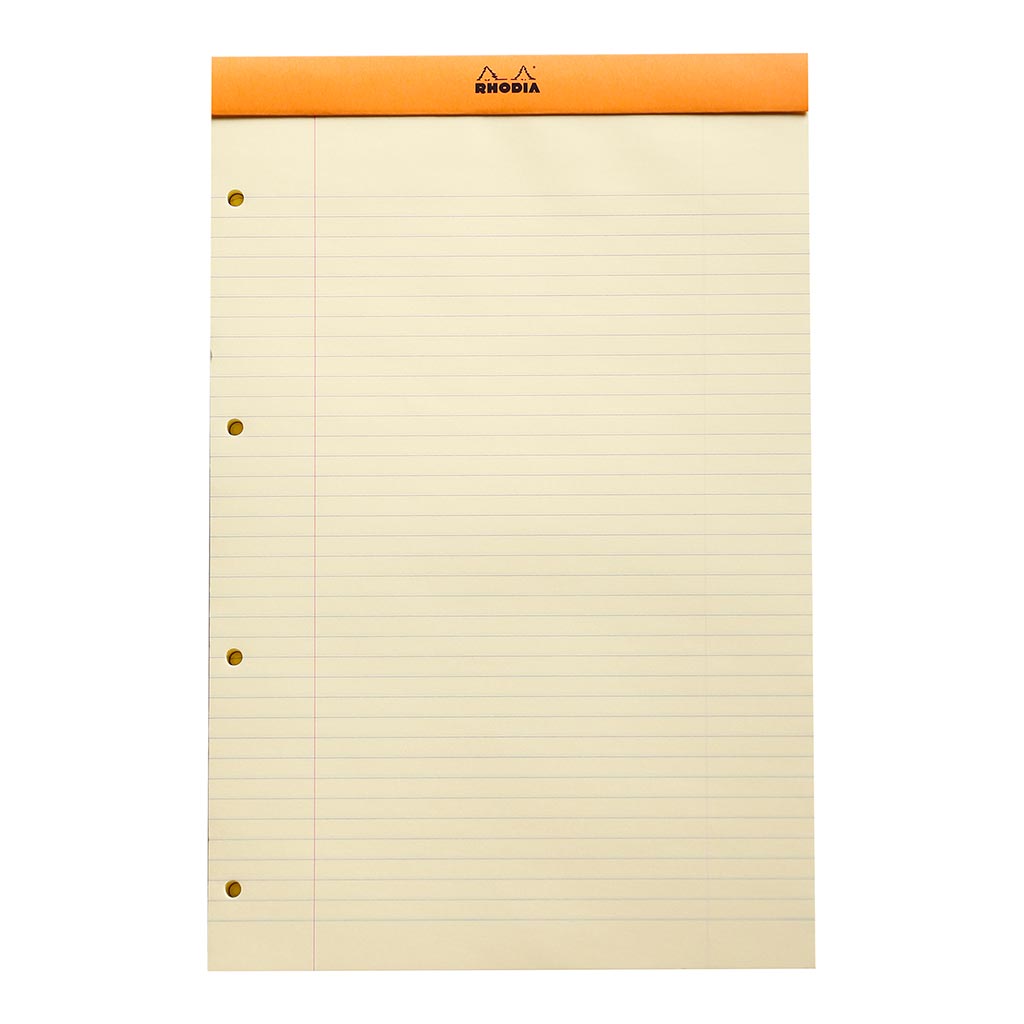 Bloc No. 119 Head Stapled Yellow Notepad A4+