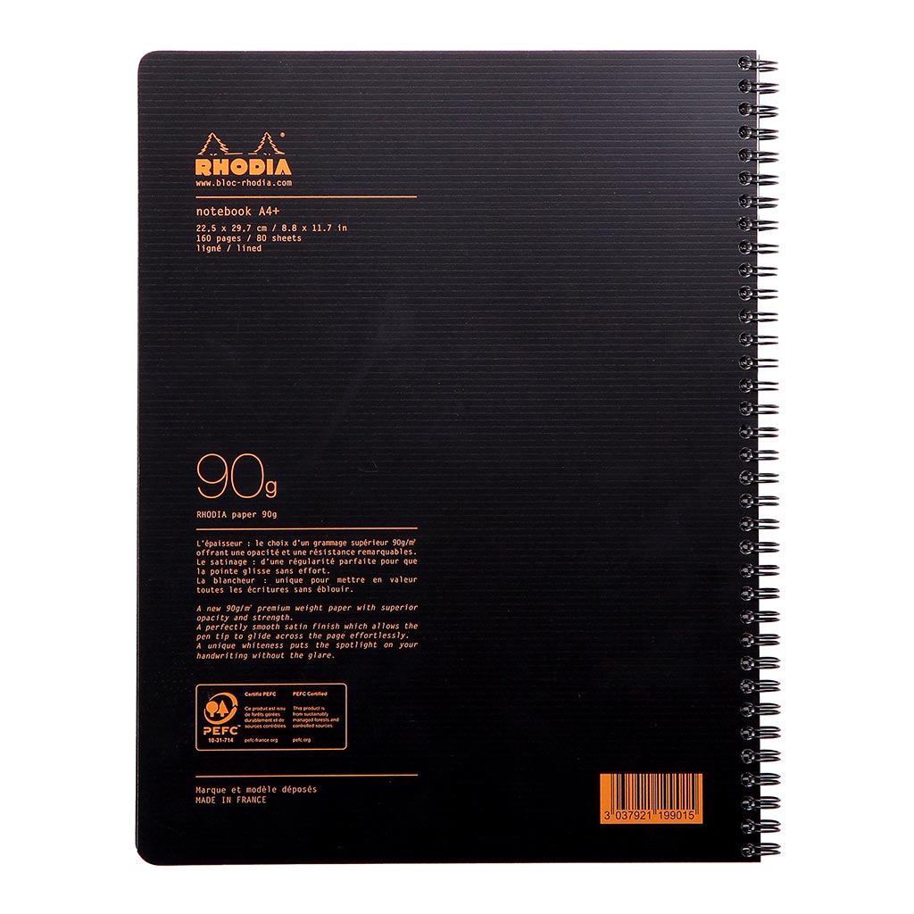 Rhodiactive Wirebound Notebook A4+