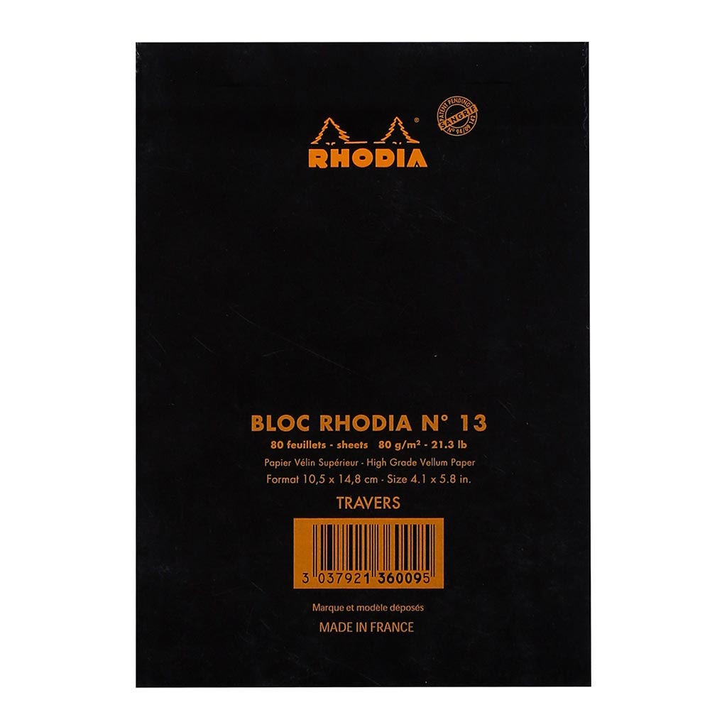 Bloc No. 13 Head Stapled Notepad A6