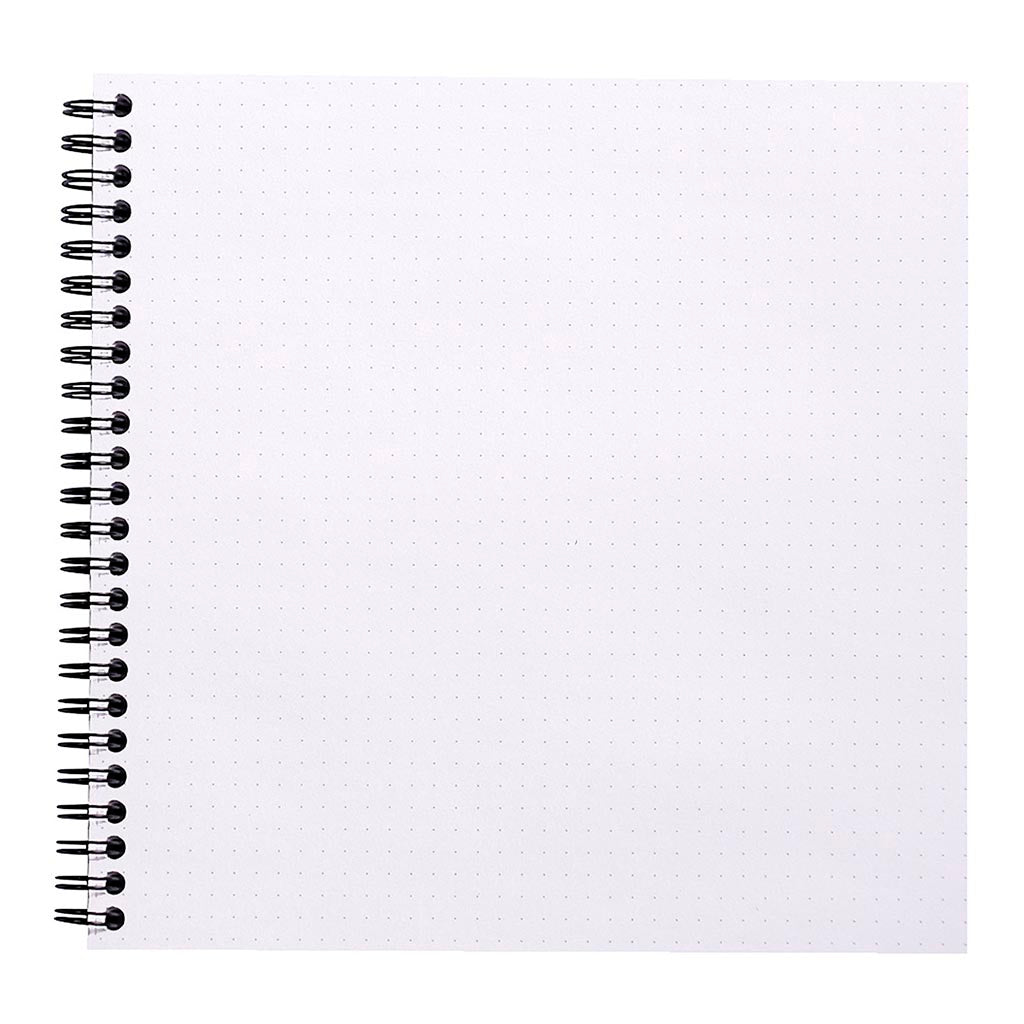 Reverse Book Wirebound Square 21 x 21 cm