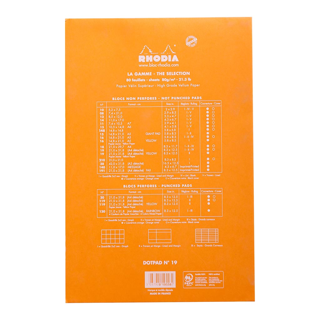 Bloc No. 19 Head Stapled Notepad A4+